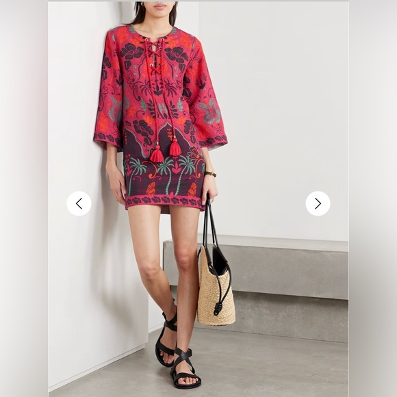 Cara Cara Jackets & Blazers - Cara Cara Jaipur printed linen tunic